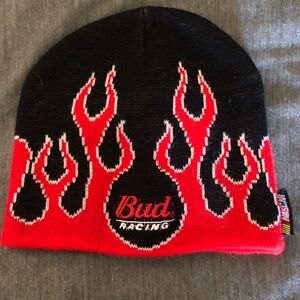retro nascar flame beanie